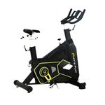 LET'S PLAY® Commercial Spin Bike Exercise Cycle With 25 Kg Heavy-Duty Flywheel, Comfortable Seat, Silent Belt Drive, Mobile Holder For Cardio Training And Workout At Home Gym (BLACK).