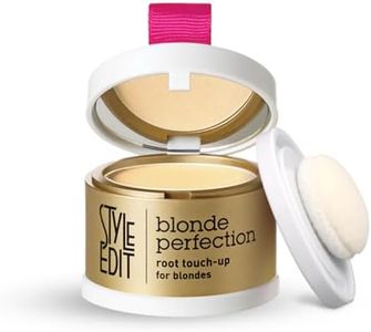 Root Touch Up Powder by Style Edit | Temporary Hair Color for Light Blonde, Dark Roots, Highlights, and Grays | Mineral Infused Concealer for Thinning Hair and Hairline | 0.14 oz.