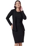 SIRIL Western Dress | Lycra Dress for Women | Two Piece Dress for Women (713DTK11712-XL_Black)