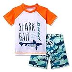 SINOLY Boys Two Piece Rash Guard Sw