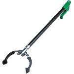 UNGER NiftyNabber PRO Heavy Duty Litter Picker & Reaching Aid, 52cm (21") - Multi-Use Reacher Grabber Stick Pick Up Tool - Steel Claw with Rubber Grip