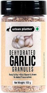 Urban Platter Dehydrated Garlic Granules Shaker Jar, 100g / 3.5oz [Versatile, Savoury, Great Flavour]