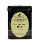 Harney & Sons Harney & Sons, Chocolate Mint flavoured Black Tea, 4 oz 2.8 x 2.8 x 3.8 inches