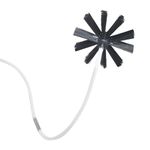 VEVOR DB22 914.4CM Cleaner Kit 22 Pieces Duct, Reinforced Nylon Vent, Dryer Cleaning Tools Remover with Flexible Lint Trap Brush, Clamp Connectors, White