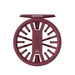 Redington Zero Fly Fishing Reel, Lightweight Design for Trout, Clicker Drag System, Burgundy, 2/3