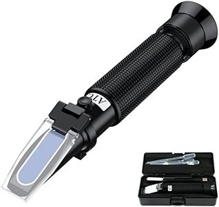 Professional Salinity Refractometer,Salinity Tester, Salt Tester for Saltwater Pool, for Saltwater Aquarium, Pools, and Tanks,Dual Scale 0-100 PPT & Specific Gravity 1.000-1.070 with ATC Function