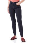 Calvin Klein Jeans Women's HIGH Rise Super Skinny Ankle J20J221587 Pants, Denim (Denim Black), 30W