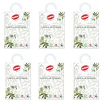 Runbugz Camphor Air Freshener Sachet for Cloth Wardrobe, Home, Bathroom, Drawer, Room Toilets, Cars, Office Etc (20gm Each) with Original Camphor Fragrance (Pack of 6)
