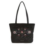 Vera Bradley Velvet Small Vera Tote Bag, Winter Ornaments, One Size