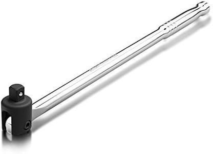 NEIKO 00206A 1/2" Breaker Bar, 1/2-Inch Drive 24-Inch Breaker Bar, Flex Head Chrome-Moly Cr-Mo, Lug Nut Wrench, Tire Bar, Cheater Bar