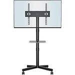 BONTEC Mobile TV Stand on Wheels fo