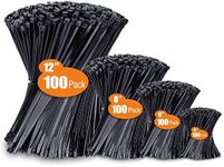 Zip Ties Assorted Sizes(4”+6”+8”+12