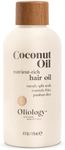 Oliology Coconut Hair Oil - Meds Split Ends, Controls Frizz, Hydrates & Softens - Lightweight Formula Helps Repair Distressed Hair from Heat Styling & Treatments | Made in USA & Paraben Free (4oz)