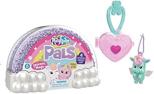 Educational Insights Playfoam Pals Unicorn Magic 2-Pack | Surprise Collectible Charm & Heart-Studded Locket Inside| Sensory, Shaping Fun, Arts & Crafts for Kids | Ages 5+