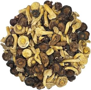 3 Type Mix Mushroom Chips, Shiitake, Button & Oyster Mushroom Chips – Crunchy, Natural Snack – Healthy (16 Ounce)