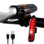 Bicycle Lights 1200 Lumens Rechargeables