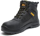 Dewalt Douglas Mens Safety Boots | Waterproof | Steel Toe Cap | Heat Resistant | Safety Boot Black UK12