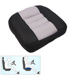 Nine River Car Booster Seat Cushion Heightening Height Boost Mat, Breathable Mesh Portable Car Seat Pad Angle Lift Seat for Car, Office,Home (Black)