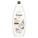 Dove Restoring Coconut Butter and Cocoa Butter Body Wash with Skin Natural Nourishers Coconut Milk with Jasmine Petals for Instantly Soft Skin and Lasting Nourishment 354 mL