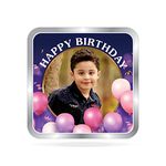 Precious Moments BIS Hallmarked Personalised Happy Birthday Silver Square Coin 10 Gram 999 Pure