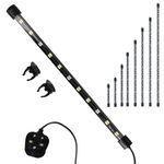 Finest-Filters Aquarium Fish Tank Submersible LED Light Lamp Tube Bar White & Blue LED Aquarium Lights - UK Plug (38cm)