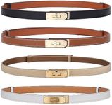 Gihuo 4 Pack Women's Skinny Leather