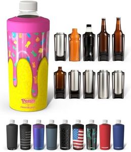 Universal Buddy XL Can Cooler by Frost Buddy - Fits 12-ounce, 16-ounce, 20-ounce, and 24-ounce Cans and Bottles - Keep Your Drinks Refreshingly Chilled for over 12 hours (Peeps Drip)