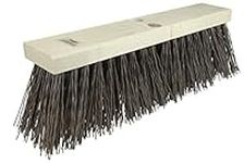 Weiler 42033 Polypropylene Street Broom, 2-1/2" Handle Width, 16" Overall Length, Natural