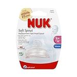 Nuk Replacement Spouts Clear Silico