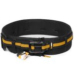 ToughBuilt ClipTech Series – Pro Padded Belt, Heavy-Duty Construction Belt with Adjustable Fit, Padded Support, and Durable Steel Buckle for All ClipTech™ Pouches and Tool Rigs (TB-CT-41P)