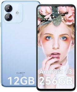 CUBOT Note 40 Smartphone 12GB(6GB+6GB) RAM 256GB ROM TF 1TB Expand Android 13 Cellulare 6.56'' Schermo 50MP Fotocamera 5200mAh Octa Core Processore Face ID OTG 4G Doppio SIM Blu