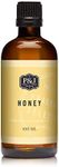 P&J Fragrance Oil - Honey Scented 100ml - Candle Scents, Soap Making, Diffuser Oil, Fresh Scents