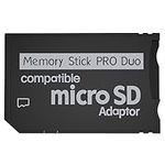 RGEEK Memory Stick Adapter For PSP Memory Card, Micro SD to Memory Stick PRO Duo Cards for PSP 1000 2000 3000