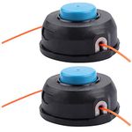 Kuupo (2 Pack 966674401 T25 HVA Universal Trimmer Head for 223L 223R 125C 125L 125LDX 128R 128RJ String Trimmer BC2128 CC2126 CC2128 GTS2228 Brushcutter Weed Eater