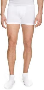 FALKE Men's Daily Climate Control Boxers Underwear, White (White 2000), S