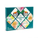 Pudding Flavour Tea Variety Pack | 6 Delicious Flavours (12 bags) including Victoria Sponge Tea, Banoffee Tea, Cherry Bakewell Tea & More | For Tea Lovers.