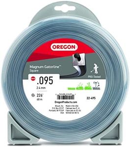 Oregon 22-495 Magnum Gatorline Square Trimmer Line .095-Inch by 226-Foot Weed Wacker String,Gray