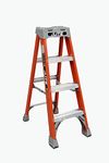 LITE 4' Fiberglass Step Ladder (w/Megastep), 300-Pound Capacity, Type IA, LP-3011-04