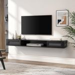 WAMPAT Floating TV Stand Shelf with
