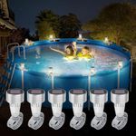 JEMULICE Solar Pool Lights for Abov