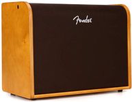 Fender Acoustic Guitar Amp, 100 Watts, with 2-Year Warranty Bluetooth Speaker, 8 Inch Full-Range Speaker, 14Hx18.5Wx9.25D inches, Wood, Natural Blonde
