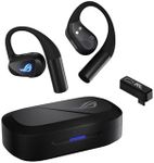 ASUS ROG Cetra Open Wireless Open Ear Earbuds – Dual-Mode (BT/2.4GHz), Quad AI Noise-Canceling Mic, Low Latency, 16H Playtime, IPX5 Water Resistant, for Daily/Workout/Outdoor/Gaming Use - Black