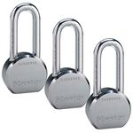 Master Lock - (3) High Security Pro Series Keyed Alike Padlocks 6230NKALH-3 w/ BumpStop Technology