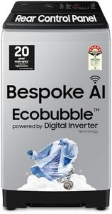 Samsung 8 Kg, 5 Star, AI Wash, Ecobubble, AI Energy Mode, AI VRT+, Super Speed, Soft Closing Door, Wi-Fi, Digital Inverter, Fully-Automatic Top Load Washing Machine (WA80F08S2LTL, Lavender Gray)