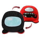 Genchi Space Astronaut Plush Toys Reversible Plush Sus Doll Stuffed Game Toy 15CM Soft Cute Us Gifts for Fans (Black+Red)