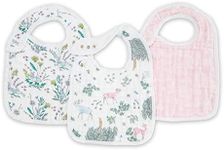 aden + anais Forest Fantasy Snap Bibs 3 Pack, Multi, 3 Count