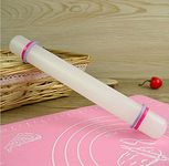 Jamboree 1pc Kitchen Rolled Fondant Tools Silicone Rolling Pin Cupcake Decorating Roller Cake Decorating Tools Mini Baking Cook Tools