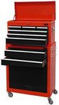 Dirty Pro Tools™ LARGE TOOL CHEST WITH SIDE TRAY TOP CABINET TOP BOX AND ROLLCAB BOX