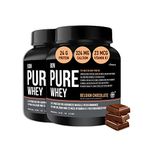 BON PURE WHEY 2 Kg,56 Servings (Pack Of 2) The Holistic Whey Protein Muscle Building,Bone Strength,Immunity,Healthy Skin,Hair And Nails Essential Protein,For Athletes,Sports,Fitness Enthusiasts