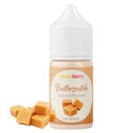 HONEYBERRY 30ml Natural Butterscotch Food Flavouring Essence - Professional High Strength Edible Liquid Extract Drops - Highly Concentrated Versatile Flavour for Baking Cooking Drinks Cosmetics Soap